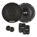 BLAUPUNKT BPS-E650C 6.5" 120W Component Car Speakers with Silk Dome Tweeters, High-Pass/Low-Pass Crossover, and Sleek Design