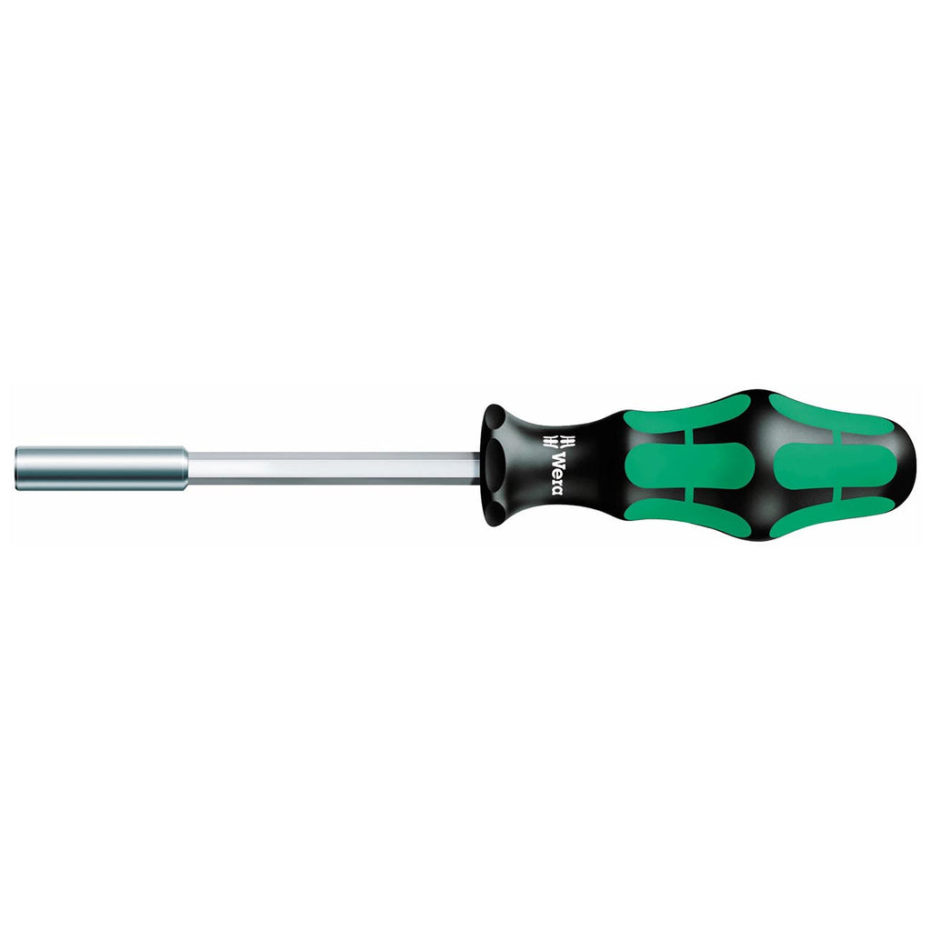 Wera 05051005001 Kraftform 810/1 Hexagon Bitholding Screwdriver, Retaining Ring, 1/4" Head, 120mm Blade Length, Silver