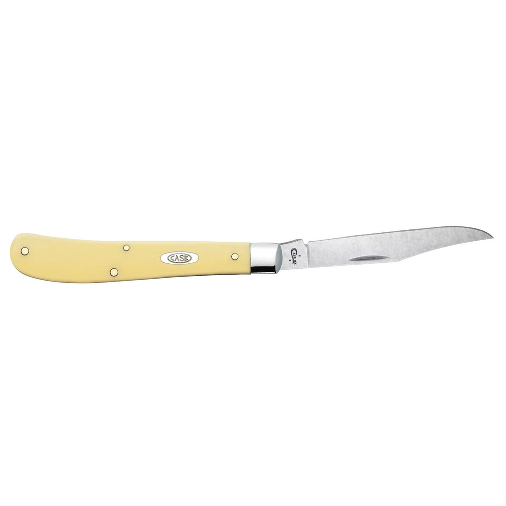 Case WR XX Pocket Knife Yellow Synthetic Slimline Trapper SS Item #80031 - (31048 SS) - Length Closed: 4 1/8 Inches