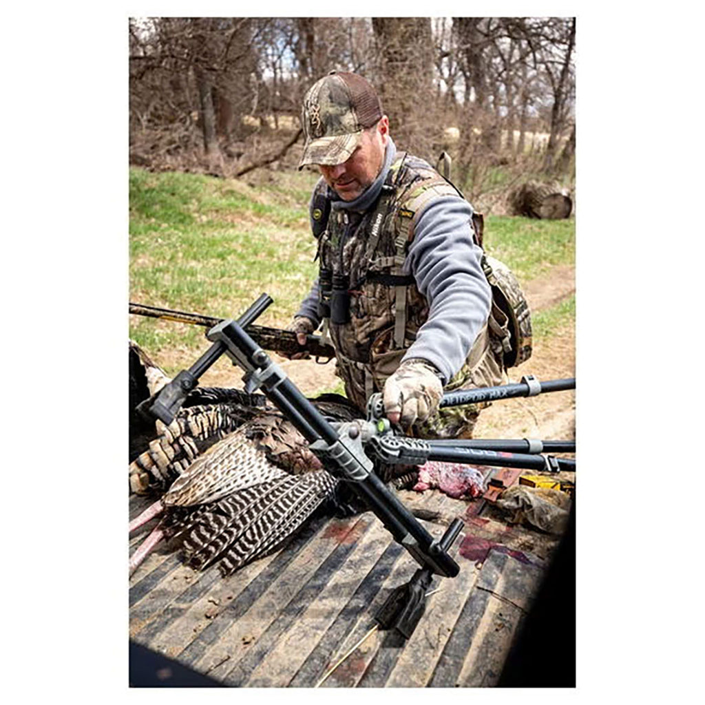 BOG FieldPod Hunting Rest with Maximum Shooting Stability, Durable Construction, Adjustable Legs, Non-Marring Hands-Free Gun Rest, Tilting Frame, and Tension Knobs for Hunting, Shooting, and Outdoors