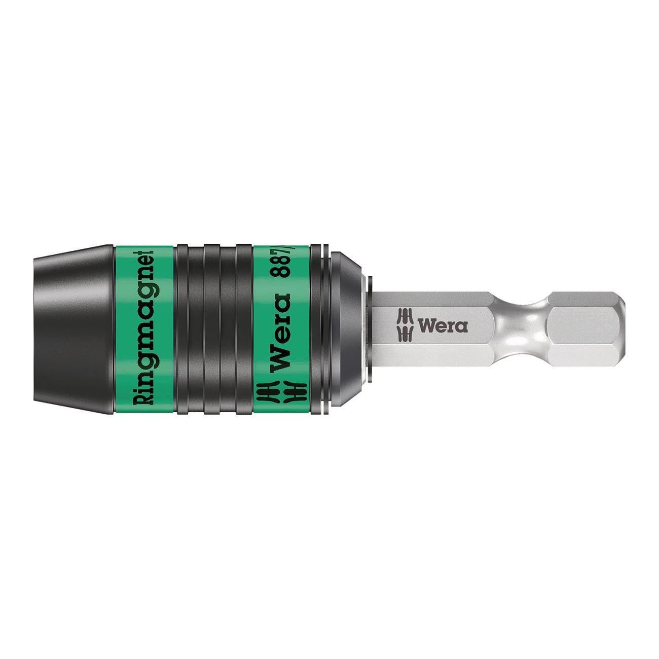 Wera 05073511001 Rapidaptor Ringmagnet Short Universal Bit Holder: 1/4″ x 57mm