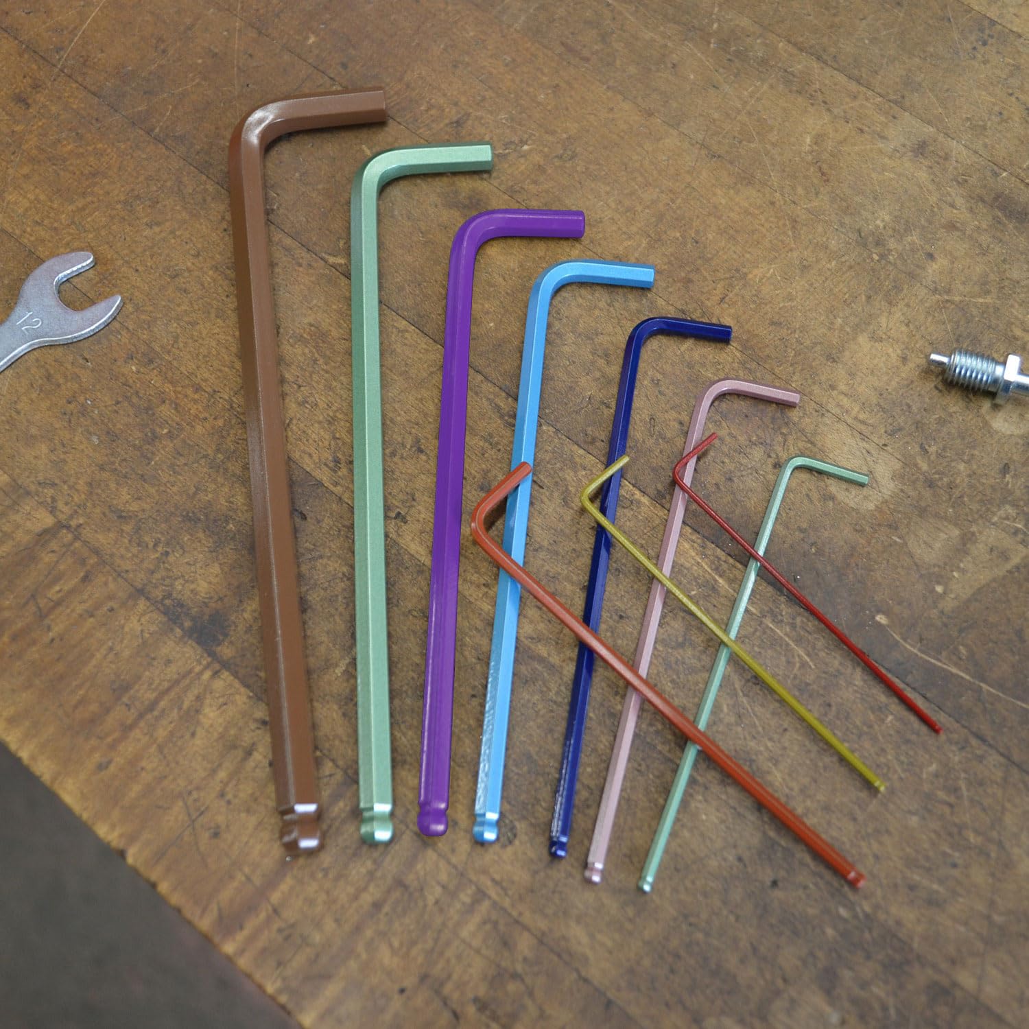 Bondhus 69600 Ball End DoublePK L-Wrench Set w/ColorGuard, 13 Piece