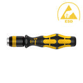 Wera 05051273001 Kraftform ESD 813 R Hexagon Bitholding Screwdriver, Non-Magnetic, 1/4" Head, 90mm Blade Length