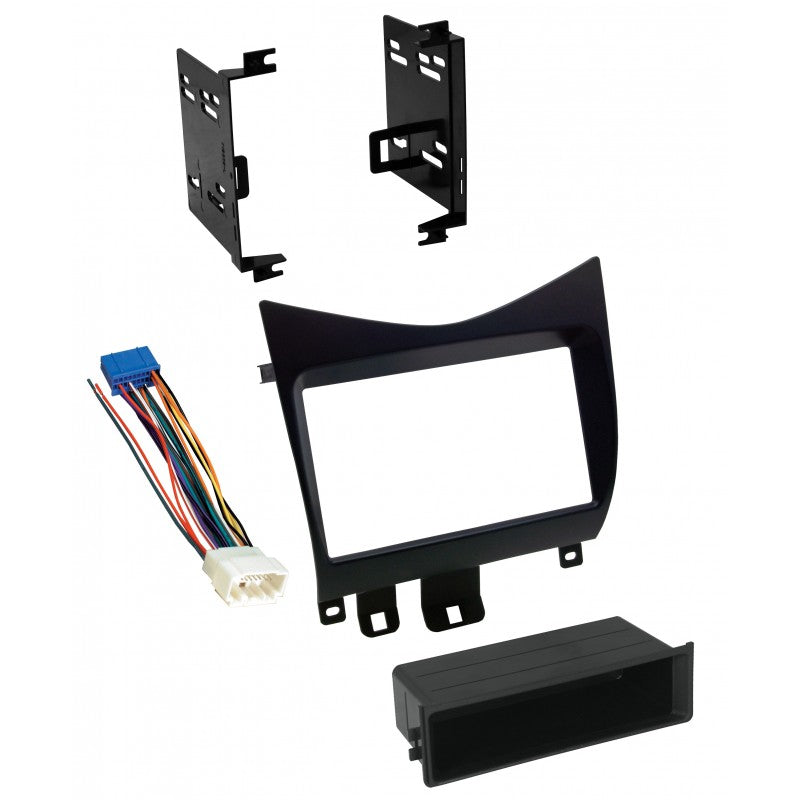 American International HONK825H Ai Installation Kit For 2003 - 2007 Honda Accord In Satin Black