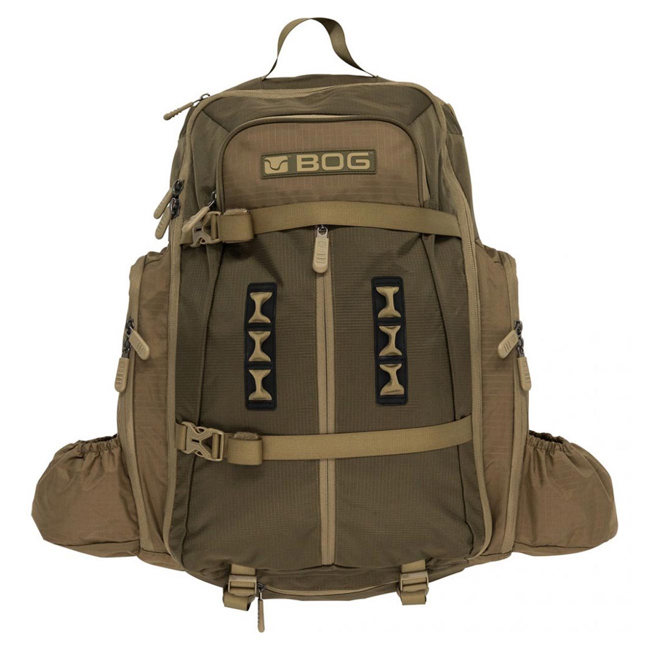 BOG Day Pack Bag with Detachable Carry Boot and Rain Cover, Lightweight Ripstop, Heavy-Duty, Large Capacity, for Hunting, Outdoors, EDC