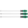 Wera 05347735002 Kraftform Plus – Long Shaft Screwdrivers (3 Piece)