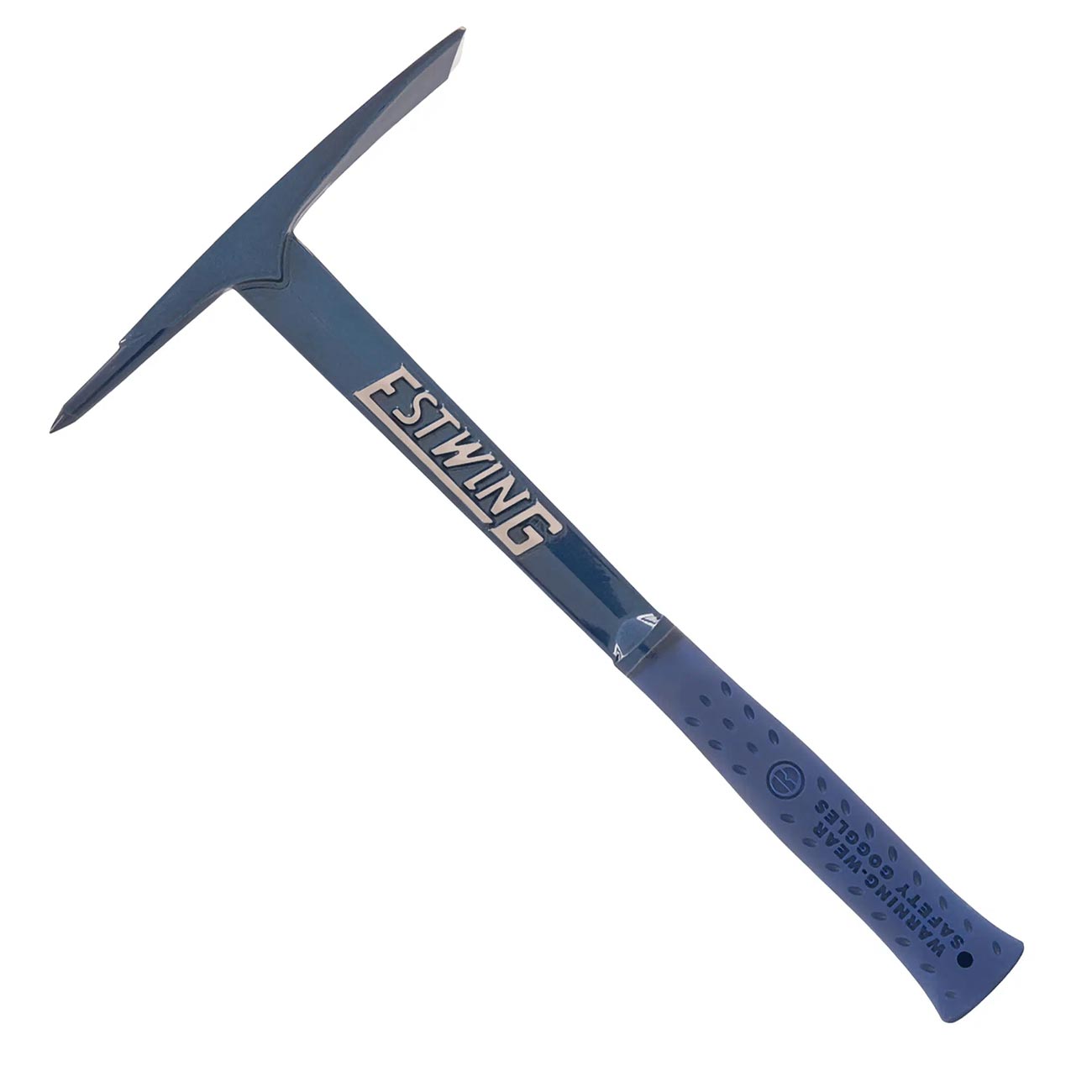 ESTWING Burpee Rock Pick - 17" Geologist Tool with Pointed Tip & Shock Reduction Grip - BP500