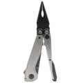 SOG Everyday Daily Solution EDC CRYO D2 Steel Compact Pocket Size Flash MT Multi-Tool, 7 Tools, Stainless-Steel Housing, Silver & Black