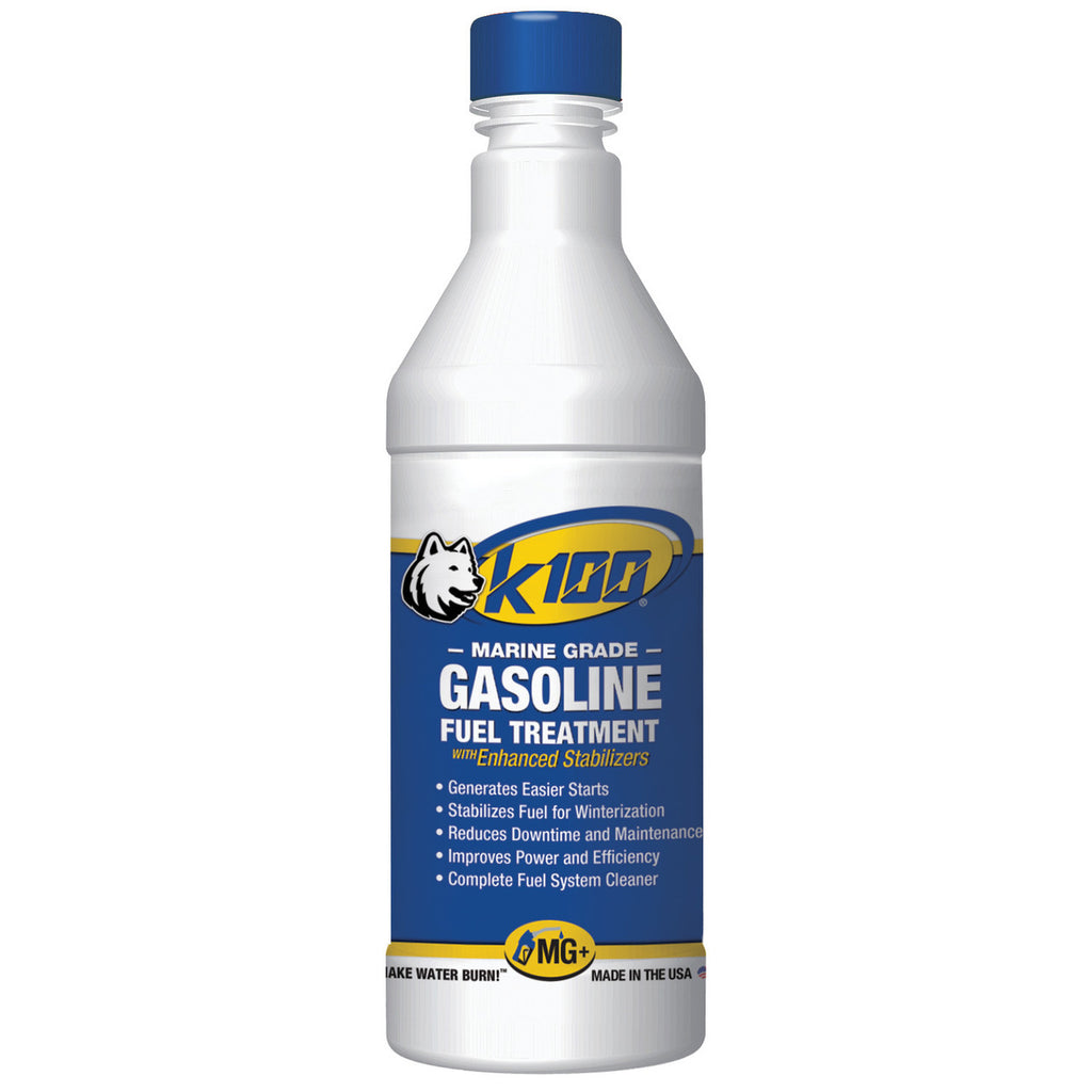 K-100 MG All-in-One Gasoline Fuel Treatment & Additive - Eliminates Water, Stabilizes Fuel, and Cleans Engine & Fuel Systems - 32 oz. (K100-G)