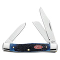 W. R. Case & Sons Medium Stockman Pocket Knife CASE7049 – Amber Bone Peach Seed Jig, 3-Blade Tru-Sharp Stainless Steel Folding EDC Knife