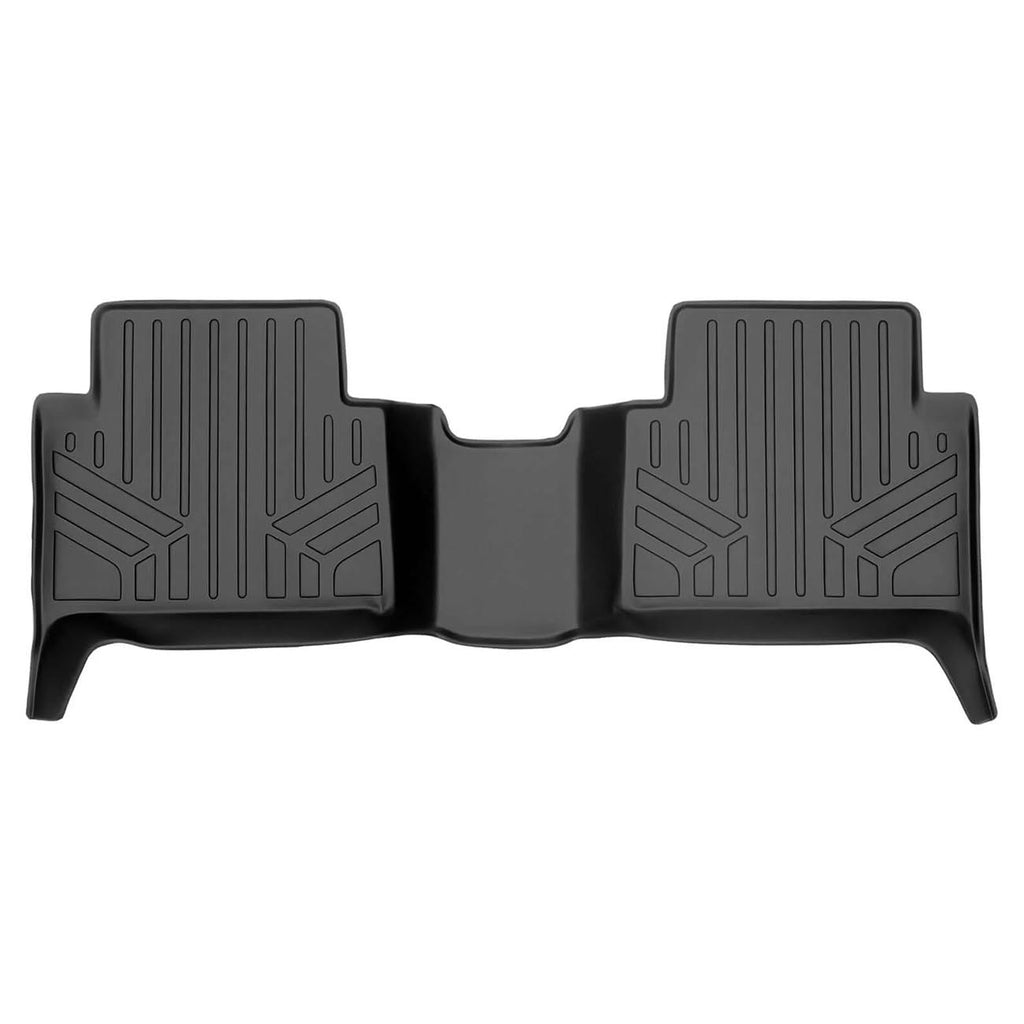SMARTLINER SA0164B0164 Floor Liners Front & 2nd Row for 2015–2022 Chevy Colorado & GMC Canyon Crew Cab – All Weather Custom Fit, Black