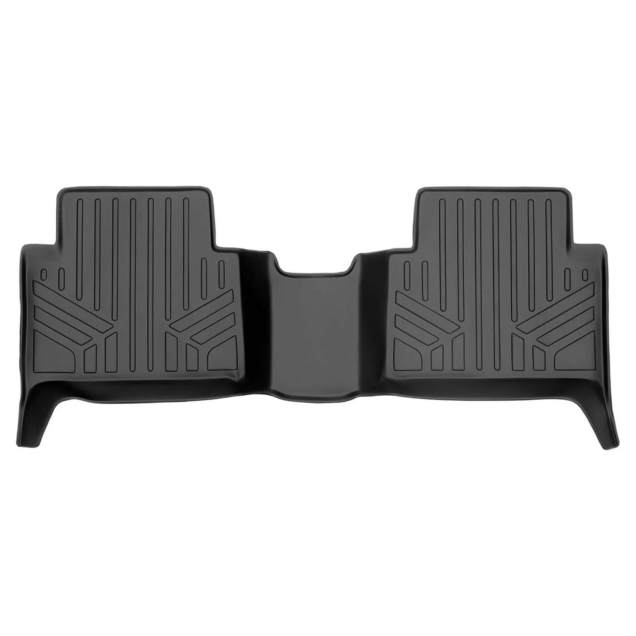 SMARTLINER SA0164B0164 Floor Liners Front & 2nd Row for 2015–2022 Chevy Colorado & GMC Canyon Crew Cab – All Weather Custom Fit, Black