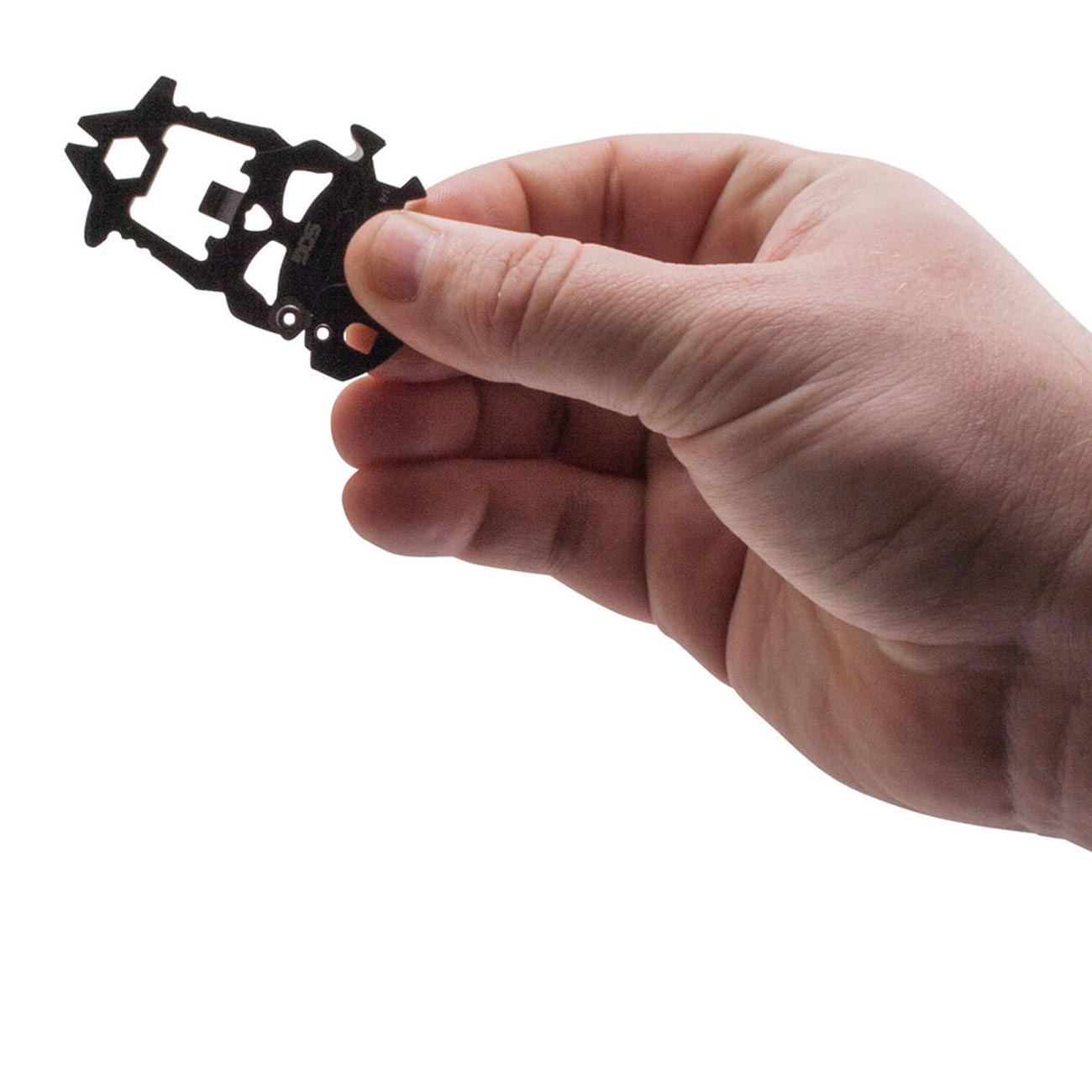 SOG MACV Everyday Carry Portable Compact Steel Keychain Tool | Hardcased Black, 12 Tools in One: Bottle Opener, Screwdrivers
