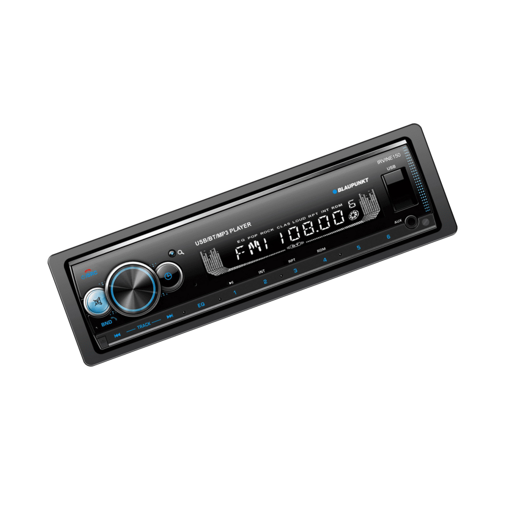 BLAUPUNKT IRVINE140 Car Audio Multi Media Player with Bluetooth and Radio Stereo Receiver 1-DIN MP3 / USB/SD/AUX