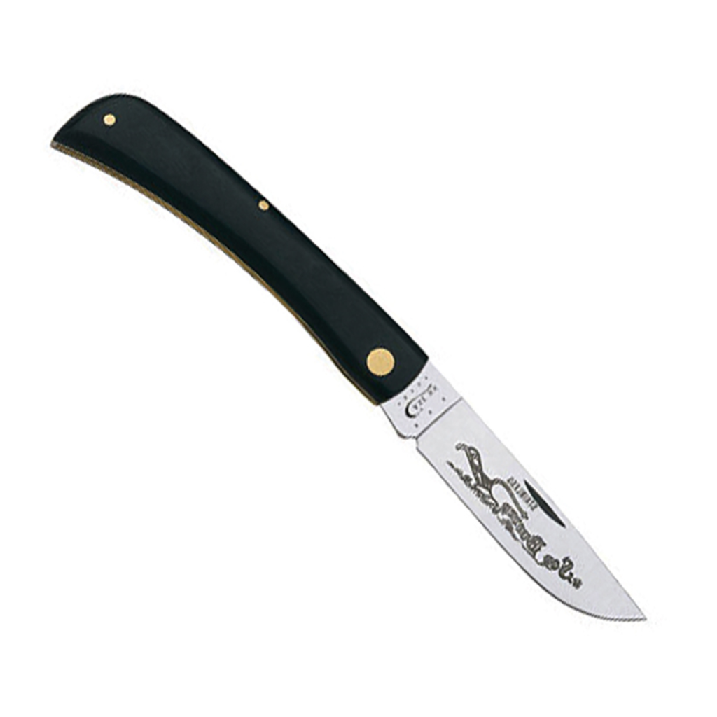 Case Knives 00092 Sod Buster Folding Pocket Knife – 4.625" Closed, Tru-Sharp Surgical Steel Skinner Blade, Black Synthetic Handle