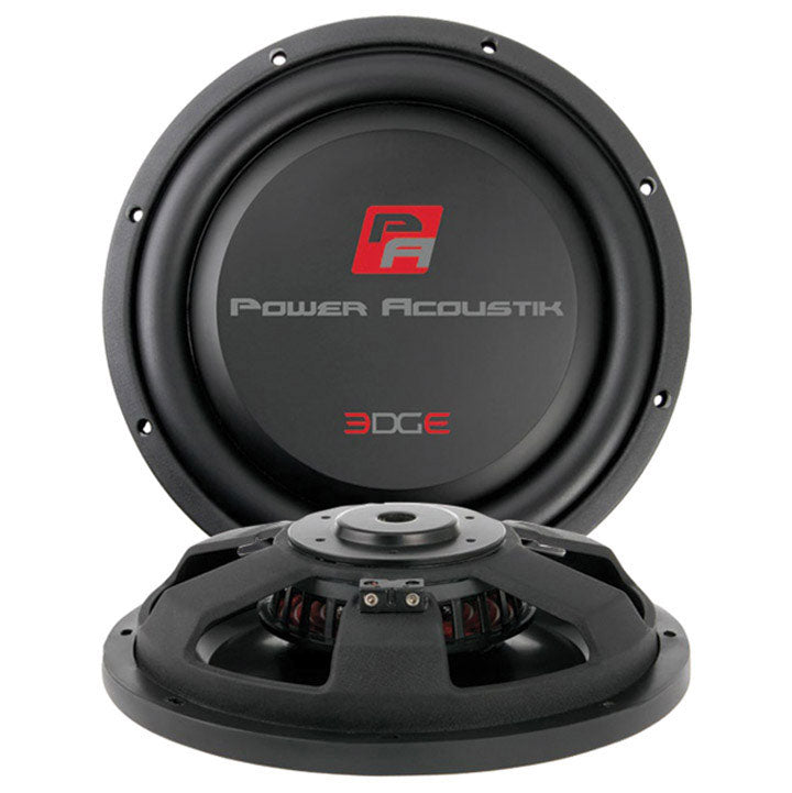 Power Acoustik EW124S 12″ Shallow Mount Woofer – 700W RMS / 1400W Max, Single 4Ω Voice Coil, Car Audio Subwoofer