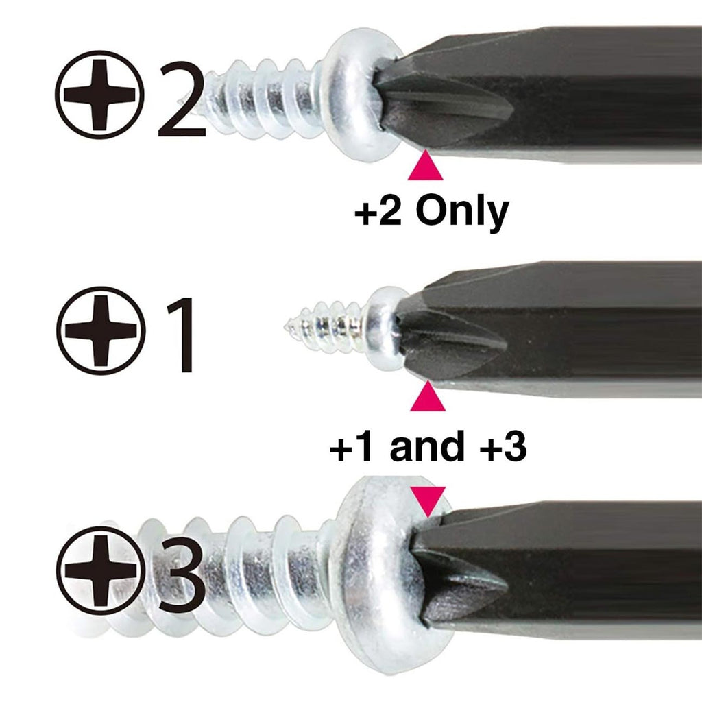 VESSEL Combi Plus Stubby Screwdriver [No.270BW-123] (Japan Import)