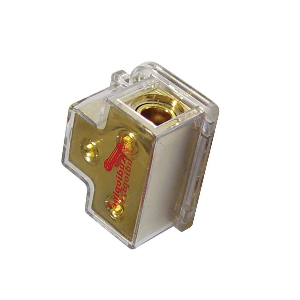 Audiopipe APPB1020 1 Input / 2 Output Power Distribution Block – Car Audio Splitter for Amplifiers