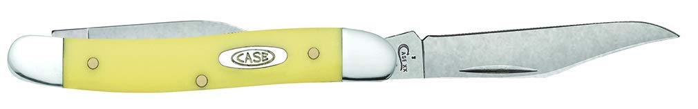 Case WR XX Pocket Knife Yellow Synthetic Pen Cv Item #109 - (32087 Cv) - Length Closed: 3 3/8 Inches