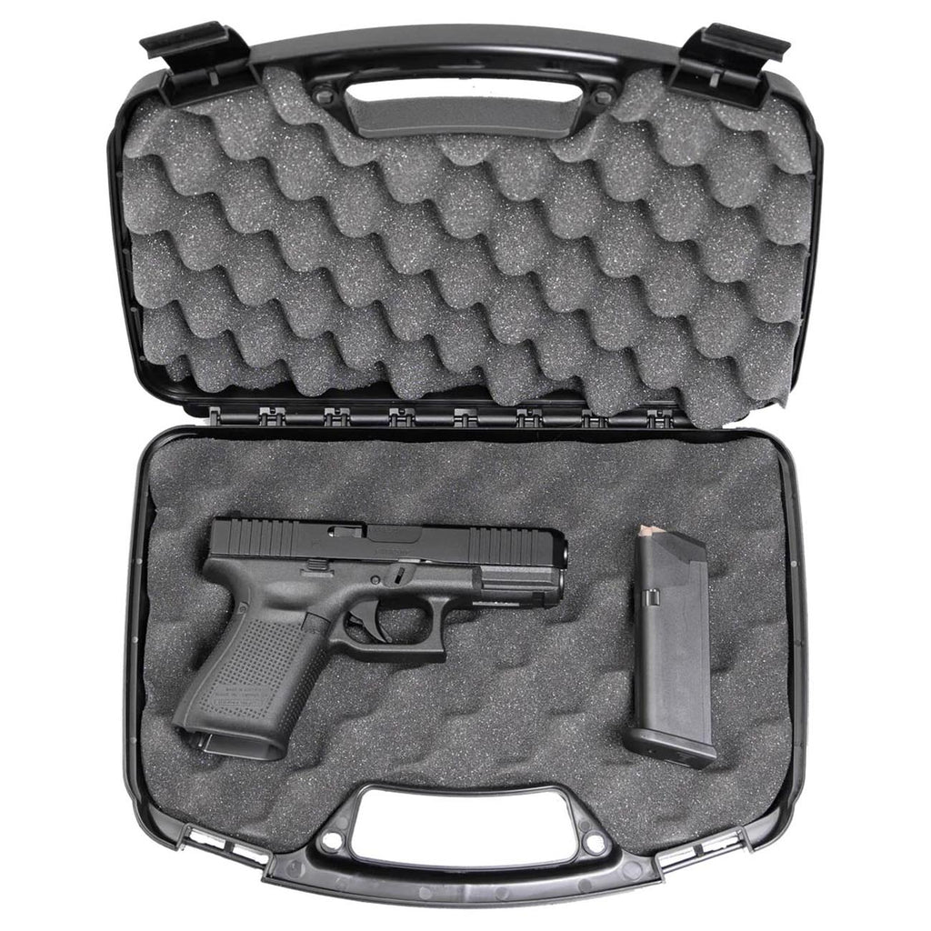 MTM 807-40 Pistol Handgun Case Single Up To 6" Revolver, USA Made, Black