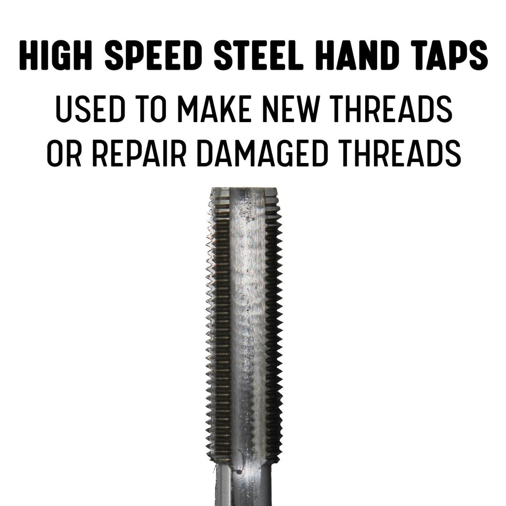 DRILL AMERICA  POU3824 3/8"-24 UNF HSS Plug Tap and Q HSS Drill Bit Kit in Storage Pouch