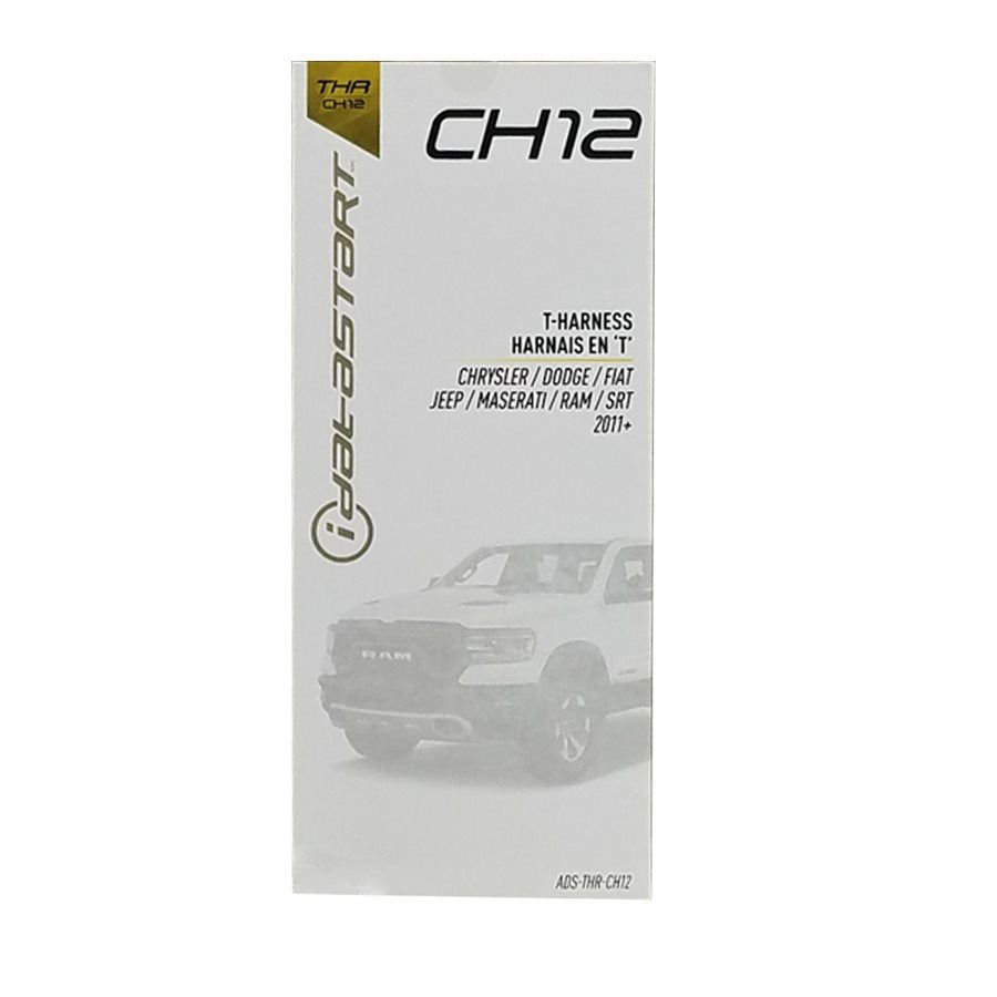 iDatastart ADS-THR-CH12 T-Harness for Select 2011–2025 Chrysler, Dodge, Jeep, Fiat & RAM Vehicles – Plug & Play Remote Start Integration