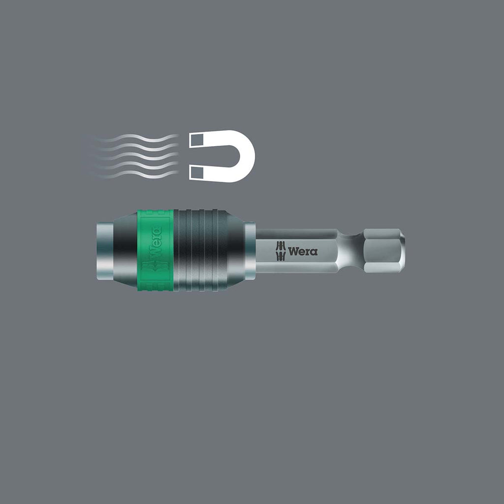 Wera - 5073421001 Hexagon 889/4/1 K SB Standard Rapidaptor, Universal Bit Holder 1/4"