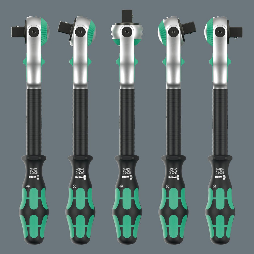 Wera 8100 SC 2-1/2-Inch 1/2-Inch Dr. Set 2, Multi-Color, Alloy Steel
