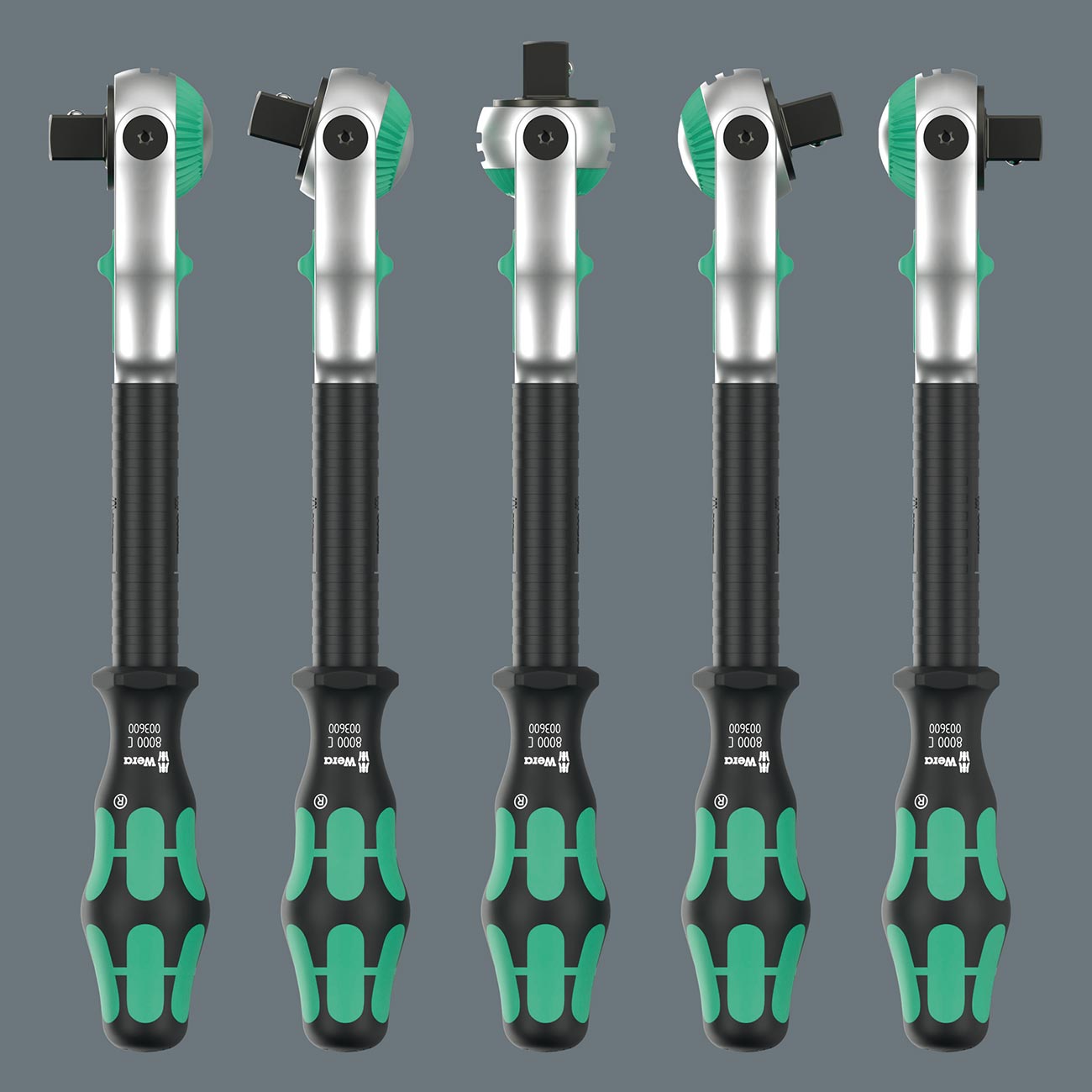 Wera 8100 SC 2-1/2-Inch 1/2-Inch Dr. Set 2, Multi-Color, Alloy Steel