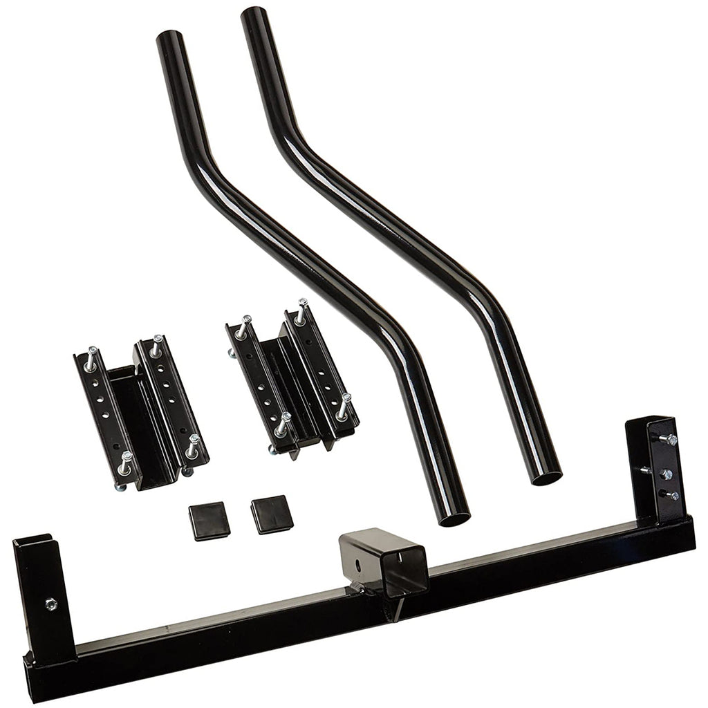Stromberg Carlson CC-275 Trailer Tongue Cargo Bike Bunk - Adjustable Trailer Tongue Rack for RVs, Supports Up to 100 lbs, Fits RV Approved 2" Receiver Bike Racks, 14" -55" A-Frame Mounting Width Range