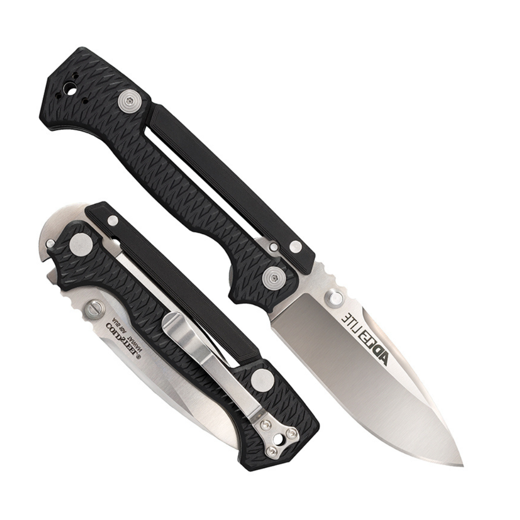 Cold Steel AD-15 Lite 3.5" AUS10A Steel Ultra-Sharp Blade 5" Griv-Ex Handle Tactical Folding Knife, Boxed