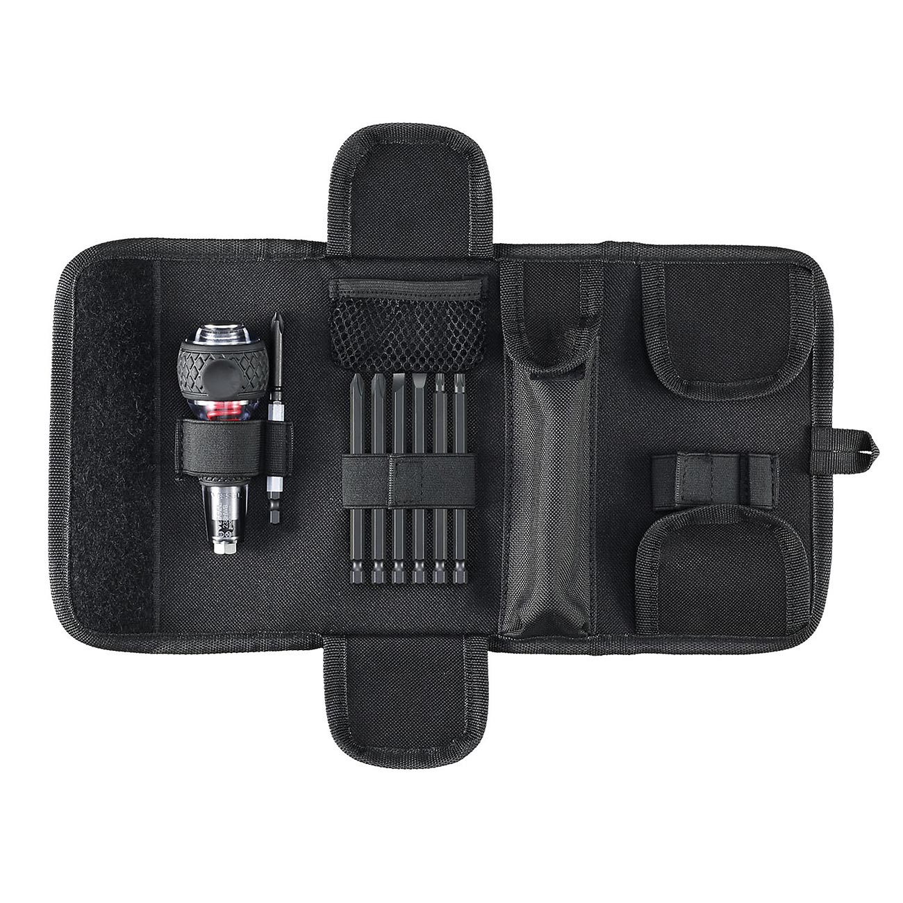 (USA Official) Impact & Out Screwdriver with 7pcs bits and Pouch