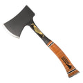 ESTWING Sportsman's Axe - 14" Special Edition Camping Hatchet with Forged Steel Construction & Genuine Leather Grip - E24ASEA