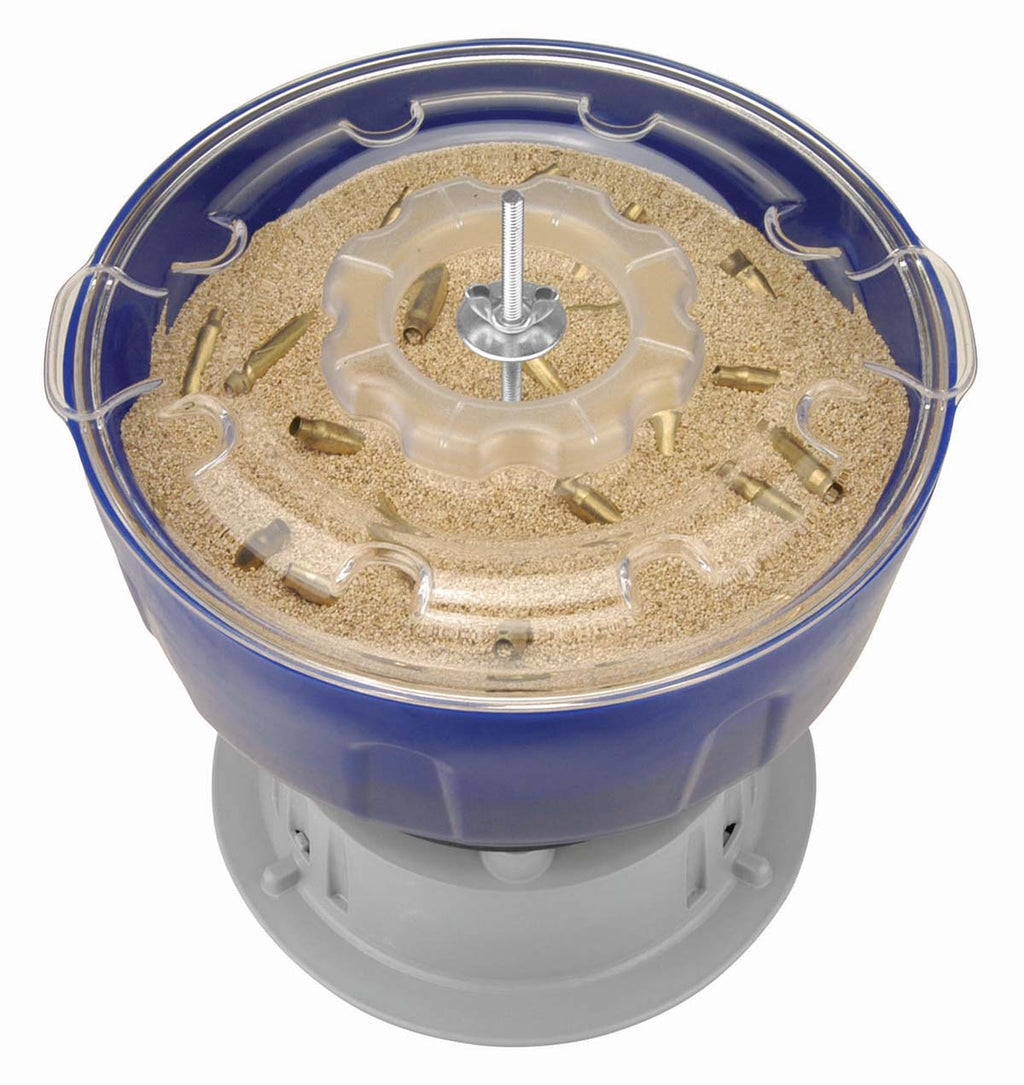 Frankford Arsenal Quick-N-EZ Vibratory Case Tumbler with Clear Viewing Lid and Durable Construction for Reloading, Cleaning and Dry Tumbling Brass Cases