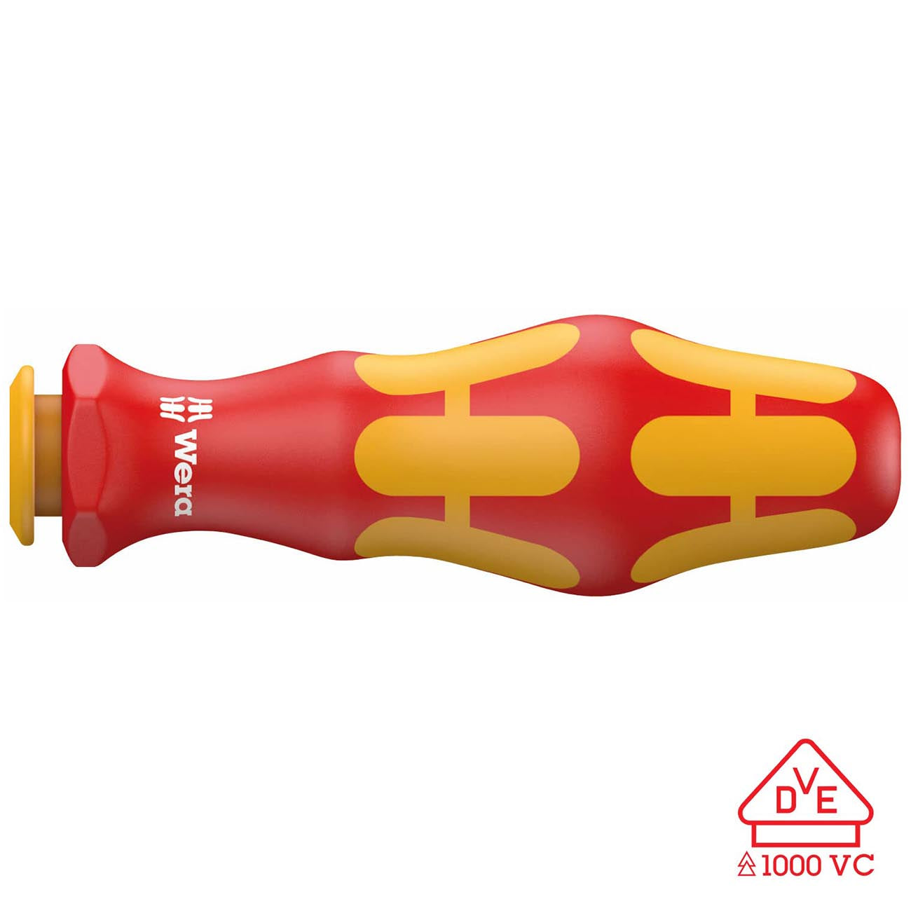 Wera 05003990001 Kraftform Kompakt VDE 817 Screwdriver Handle, For Use With Interchangeable Blades, 9mm Head, BladeLength