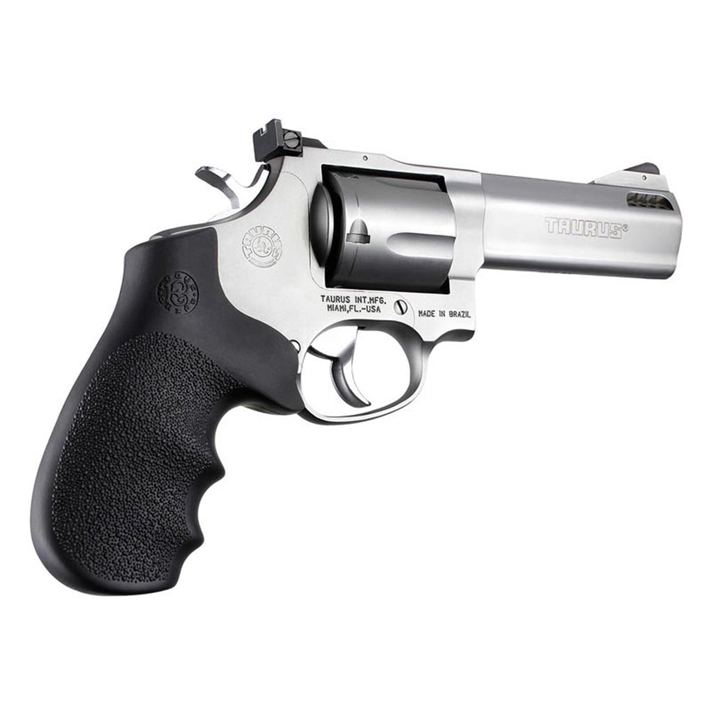 Hogue OverMolded Rubber Monogrip for Taurus Tracker/Judge Revolver Grip, Black - 73000