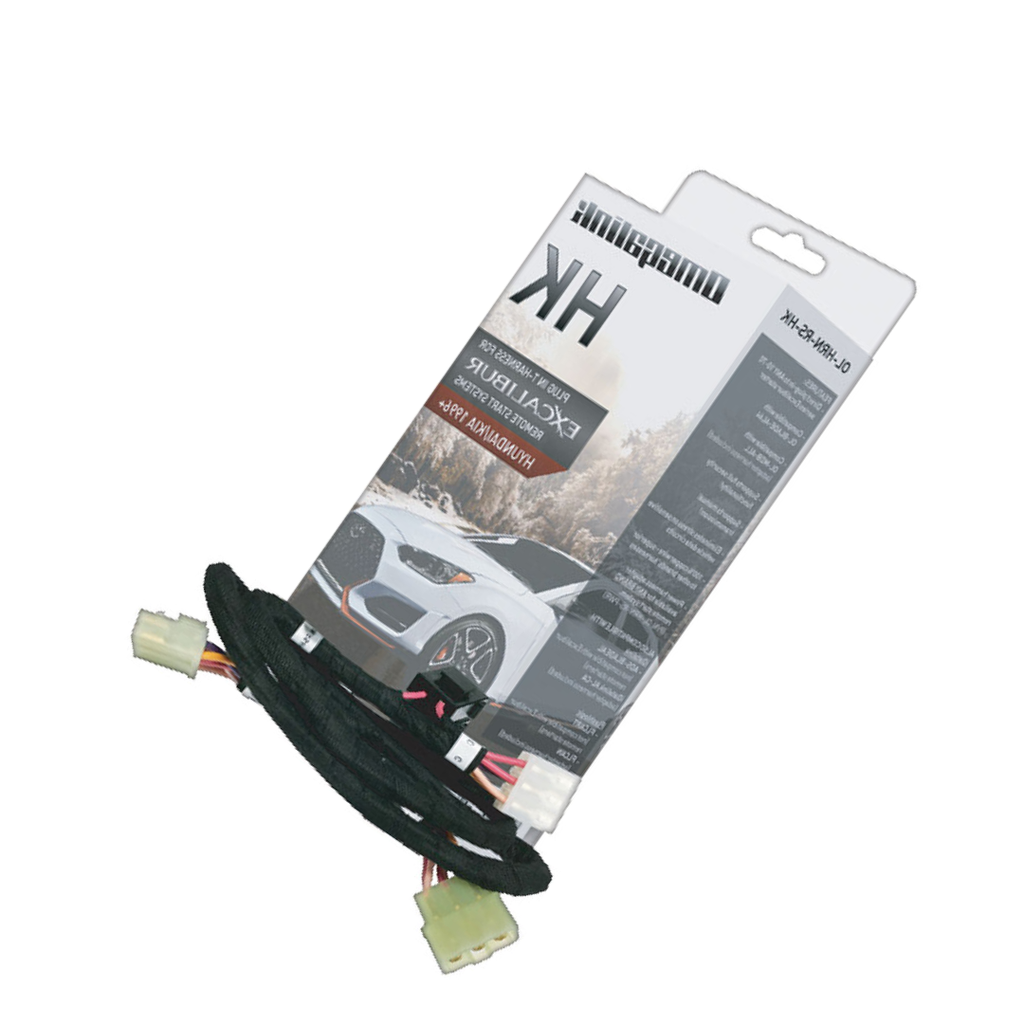 Omegalink OLHRNRSHK Plug & Play T-Harness for Select 2010–2025 Hyundai/Kia Standard Key Vehicles