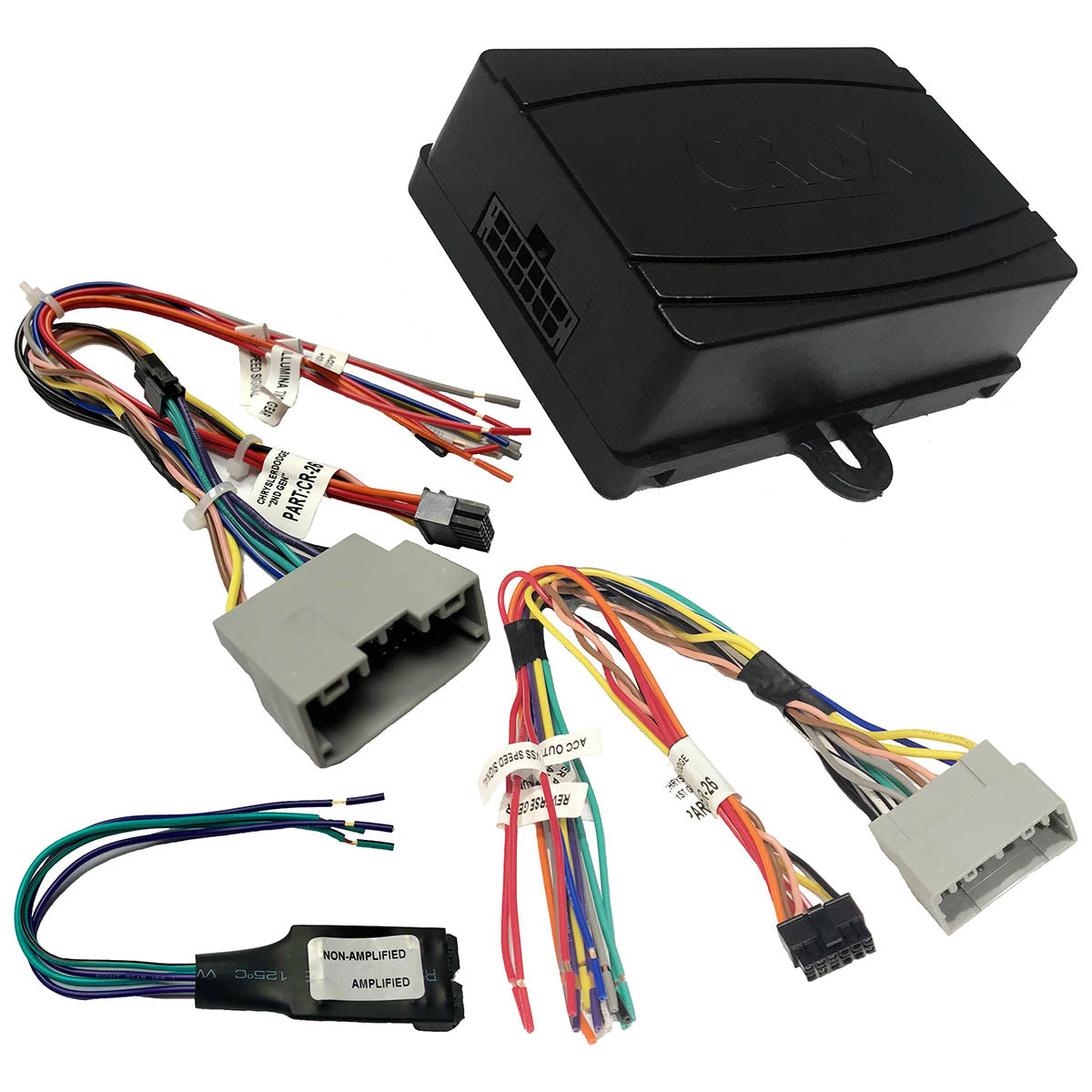 CRUX SOOCR-26 Radio Replacement Interface for Select Chrysler/Dodge/Jeep Vehicles , Black