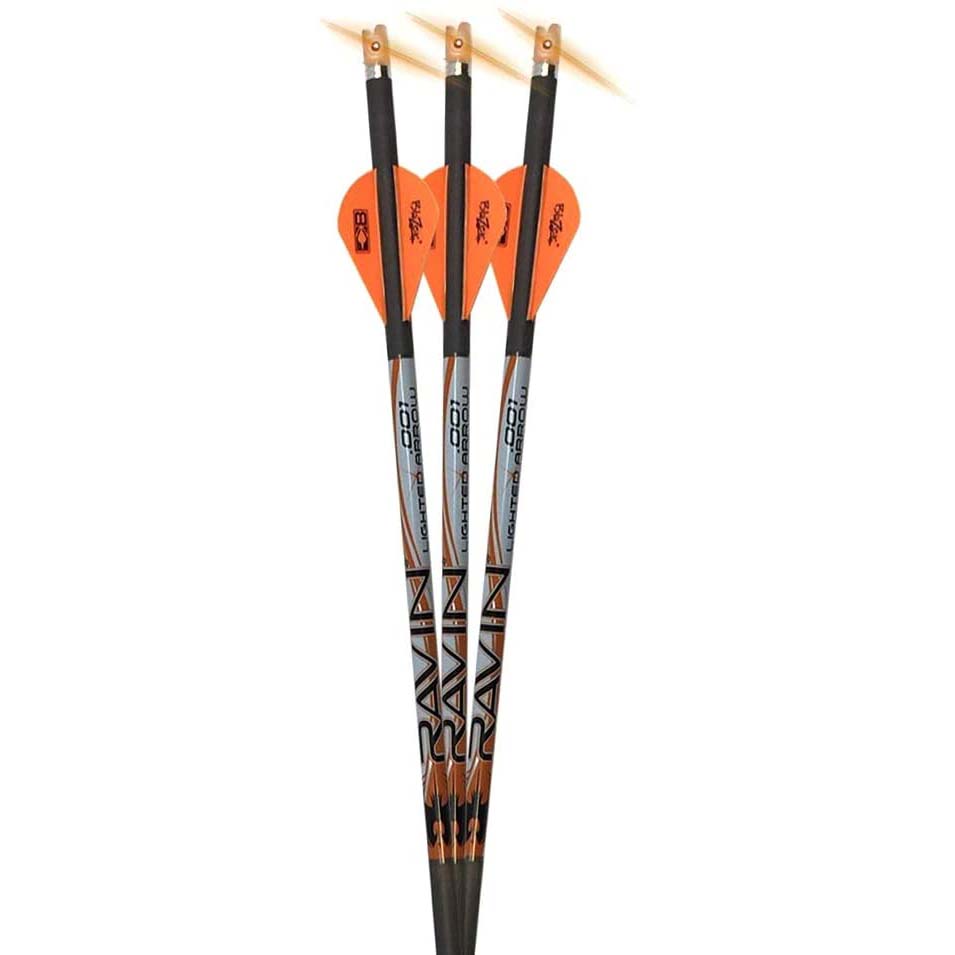 Ravin Crossbow Arrows 400 Grain .001 Premium Lighted-3 Pack R134