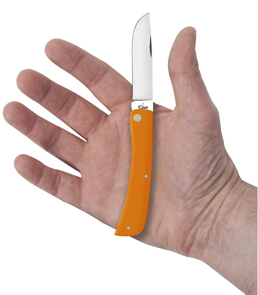 Case WR XX Pocket Knife Orange Synthetic Sod Buster Jr Item #80502 - (4137 SS) - Length Closed: 3 5/8 Inches