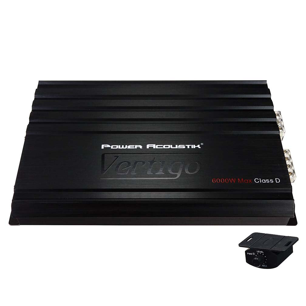 Power Acoustik VA16000D Monoblock Amplifier – 6000W Max High-Power Car Audio Amp
