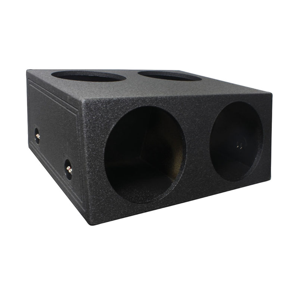 QPower QBOMB124T “QBOMB” Quad 12″ Sealed Empty Woofer Enclosure – Subwoofer Box for Car Audio Systems
