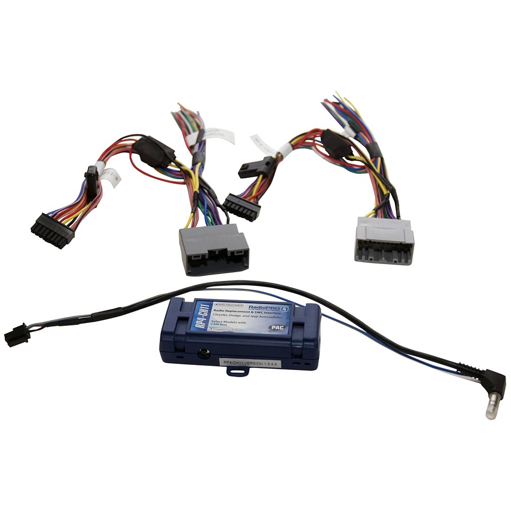 PAC RP4-CH11 Radiopro4 Stereo Replacement Interface for Select Chrysler/Mitsubishi/Volkswagen Vehicles , Blue