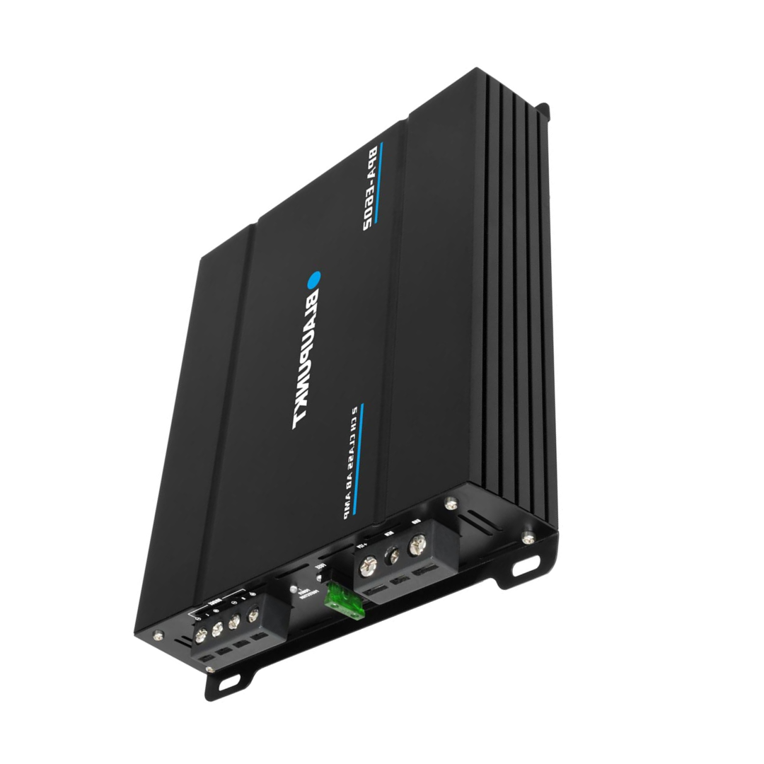 BLAUPUNKT BPA-E602 2-Channel Class AB Car Amplifier - 800W Max Power, 180W RMS Bridged - Compact Design for Crystal-Clear Audio