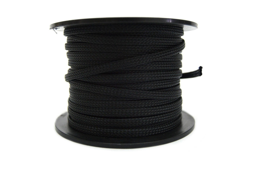 Audiopipe ISBR6M100BK Installation Solution Expandable Braided Sleeve Black 1/4