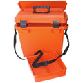 MTM SPUD7-35 Sportsmen's Plus Utility Dry Box, O-Ring Sealed, Nylon Shoulder Strap Included, USA Made, Orange