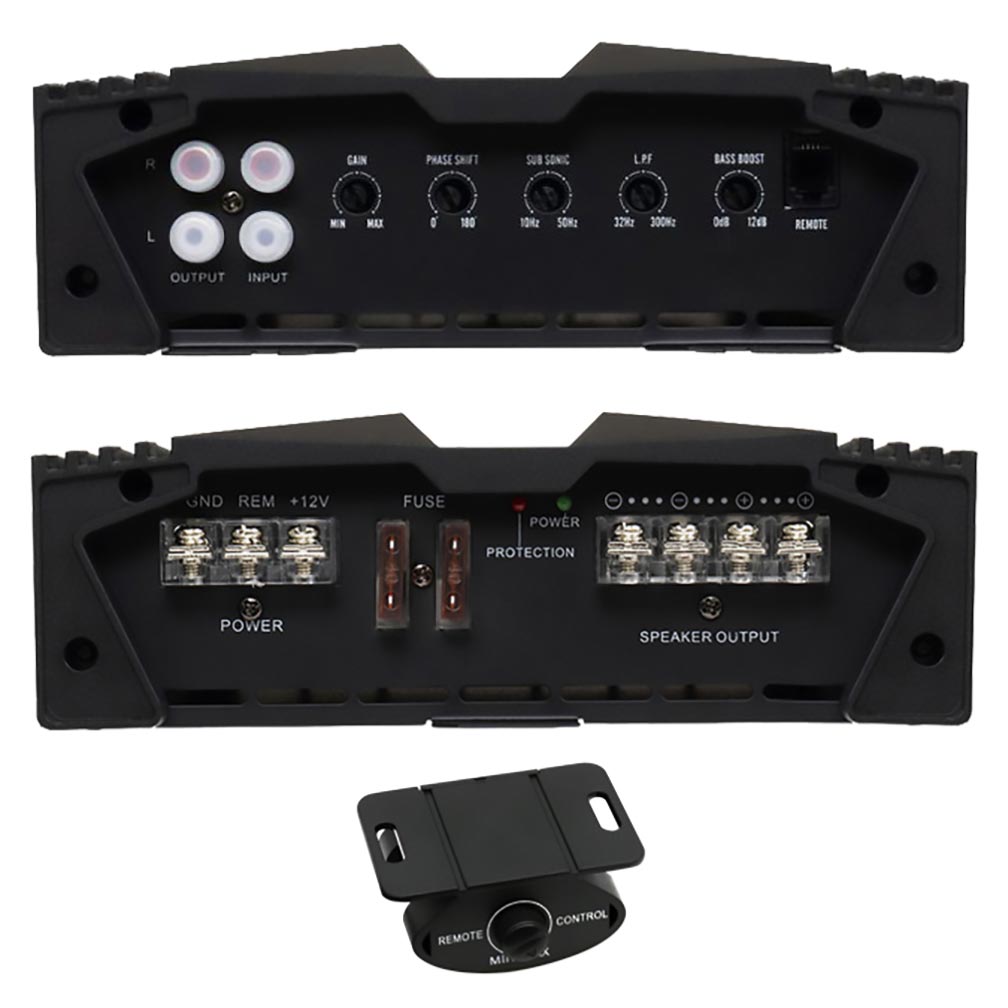 POWER ACOUSTIK OD1-1500 1500W MAX Overdrive Series Class-AB MONOBLOCK Amplifier