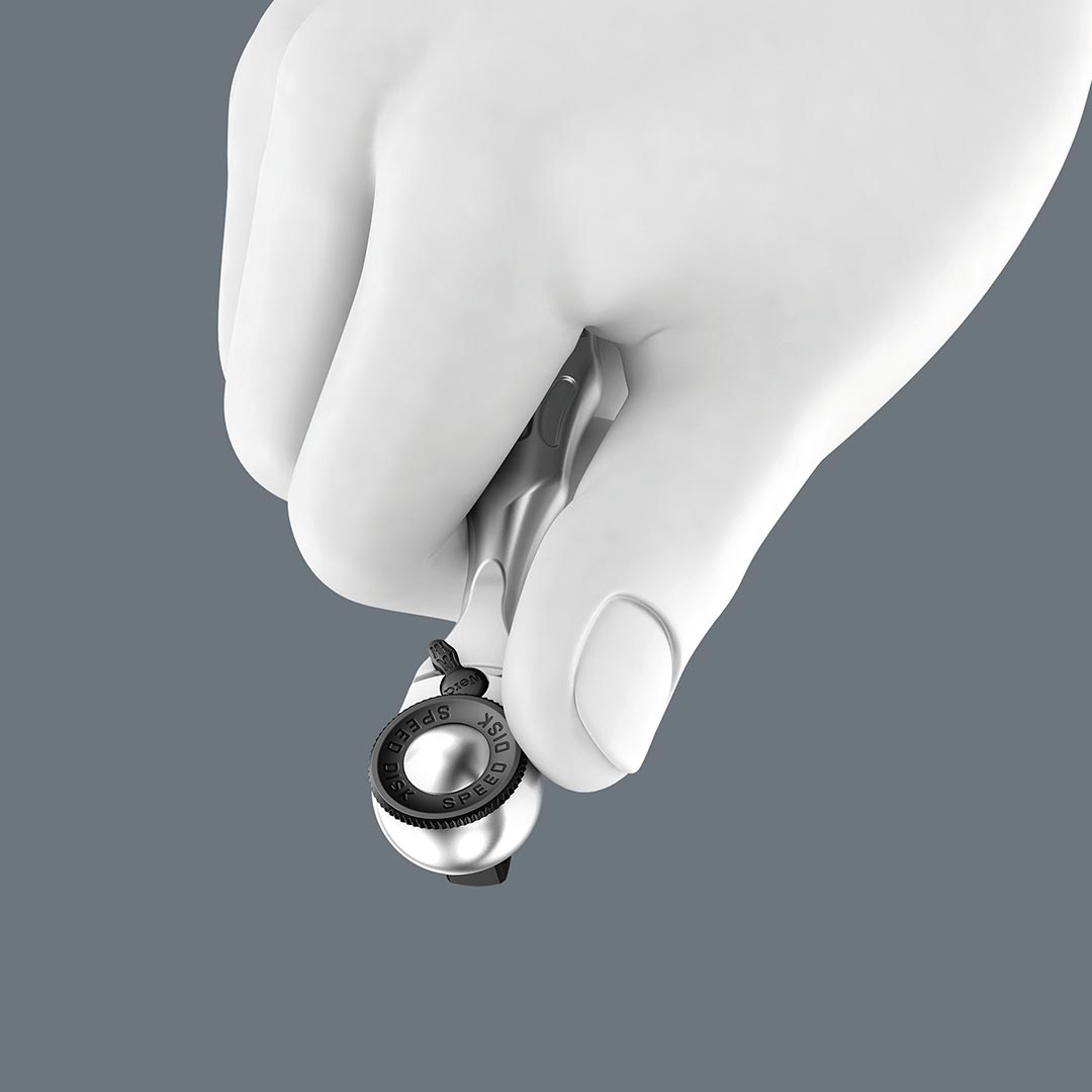 Wera Tools 8008 A Mini 3 Ratchet with 1/4" square drv