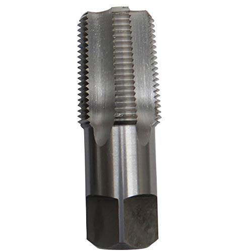 DRILL AMERICA Carbon Steel NPT Pipe Tap Set In Carry Pouch 1/8" - 3/4" (5 Piece Set)