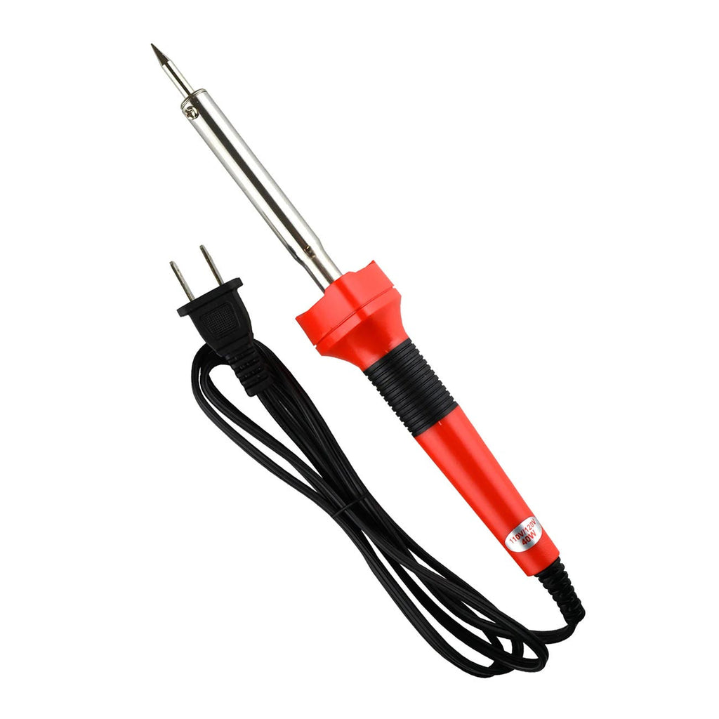 40-Watt LED Soldering Iron with Fine Tip Pencil-Style Welding Tool Includes Stand